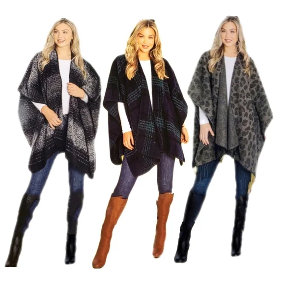 NWT Woolrich Womens Brushed Luxe Softness One Size Cozy Blanket Wrap MSRP $60 - Picture 2 of 10